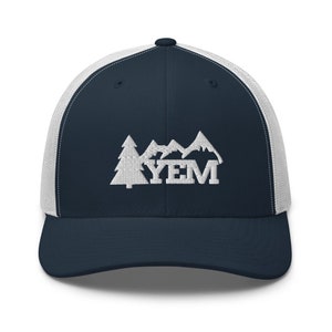YEM Tree Trucker Snapback Cap | Flat Embroidery | Inspired Phan Art Cap | Lot Style Cap | Jam Band Swag