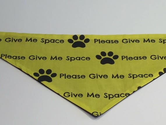 reactive dog bandana