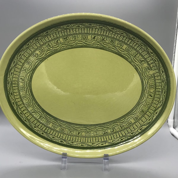 Taylor Smith Taylor Oasis Green 13” Oval Platter and Dinner Plates Sold Individually