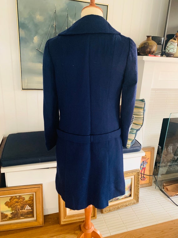 Debshire by John Anthony Navy Blue Wool Coat/ Vin… - image 10