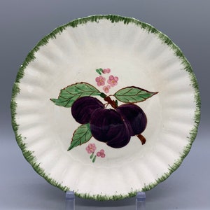 Southern Potteries Blue Ridge Dinnerware-County Fair Green Salad Plates and Fruit Fantasy Serving Bowl image 3