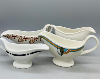 Vintage Restaurant Gravy Boats Sold Individually From Coors, Rego, Mayer, Etc