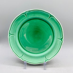 Mount Clemens Pottery Petal Green and Burgundy Dinnerware Pieces Sold Individually