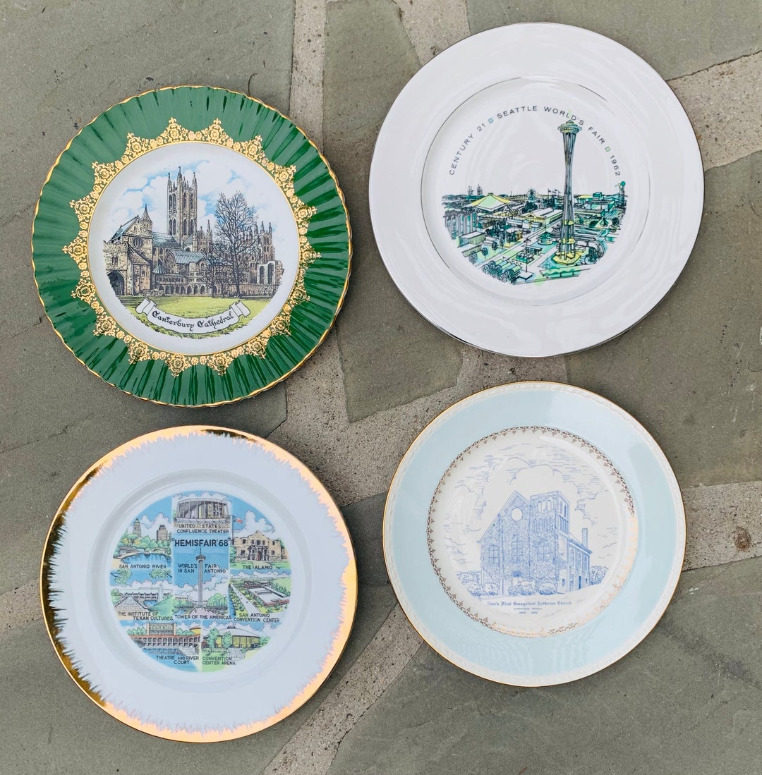 Vintage Collector Plates Johnson Brothers Grand Canyon, Worlds Fair