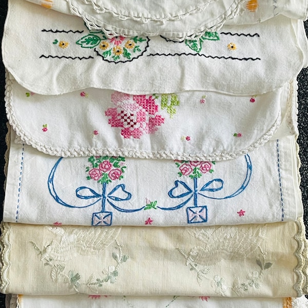 Embroidered Table Linens Sold Individually