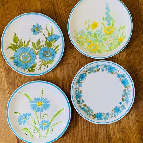 Mismatched Set of 5 Vintage Salad Plates/ Mix and Match Etsy