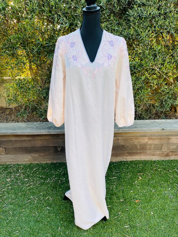 Vintage Natori I.magnin Pink Floral 