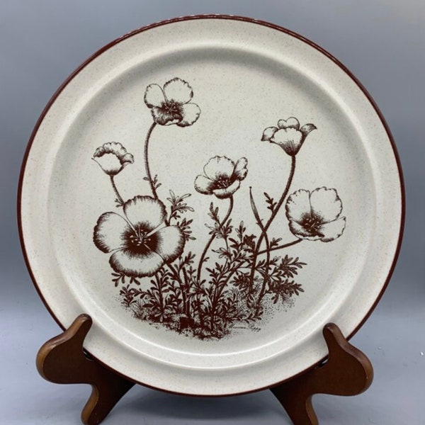 Noritake Stoneware Desert Flowers Dinner Plates, Salad Plates, Cereal Bowls, Dessert Bowls and Cups Sold Individually