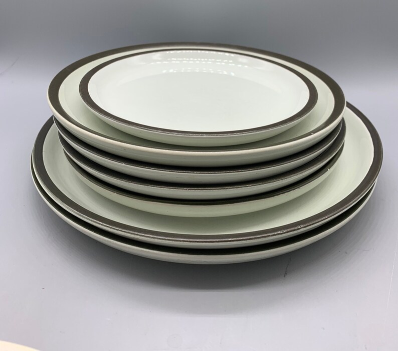 Denbylangley Camelot Dark Green Oval Platter Dinner Plates Etsy