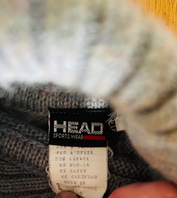 Vintage Head Sportswear Mohair Sweater - image 10