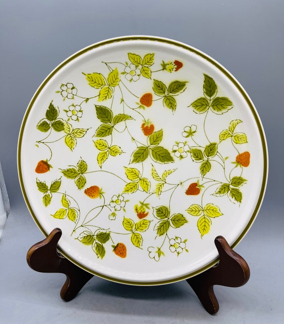 Mikasa Everfresh Strawberry Hill Dinner Plates and Salad Plates Sold Individually Etsy UK