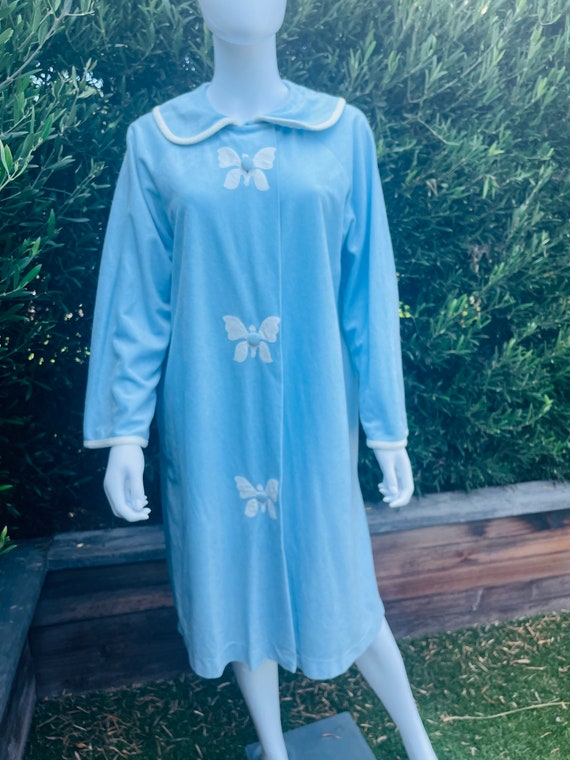 Vintage Komar For Leisurely Living Butterfly Robe