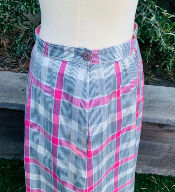 Pendleton Country Sophisticates Pink Gray Skirt - image 9