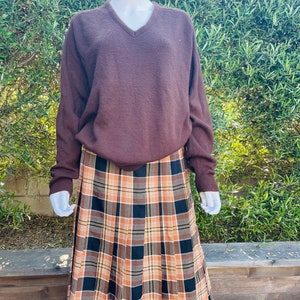 Vintage Nordstrom Wool Pleated Skirt