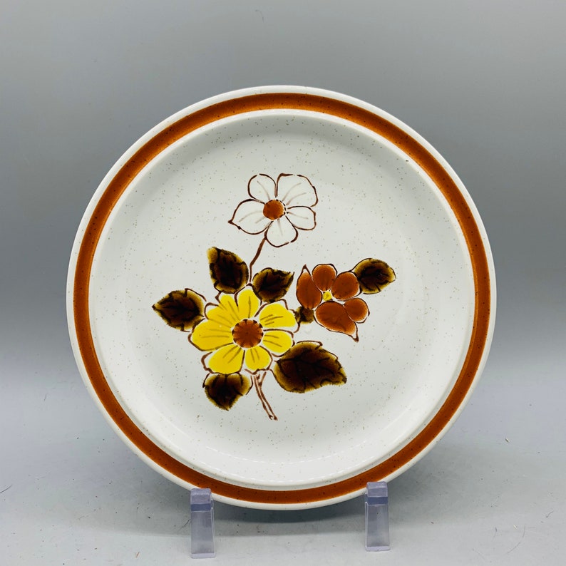 Mismatched Set of 5 Vintage Floral Salad Plates Etsy