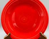 Fiesta Scarlet Dinner Plates, Salad Plates, Mugs, Cheese Shaker and Cups From Homer Laughlin Sold Individually