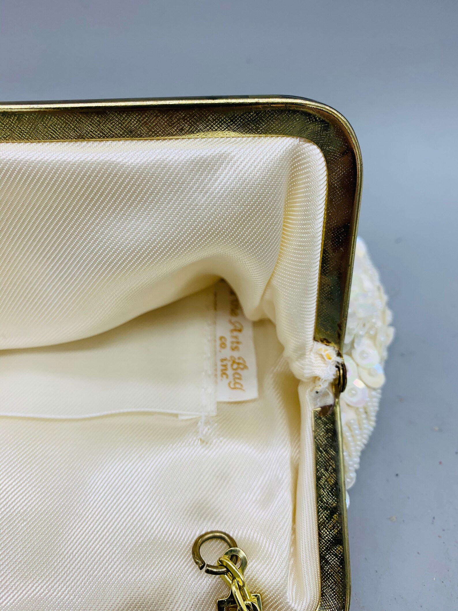 Vintage Mid Century Fine Arts Bag Co. Beaded and Sequins Bag Etsy