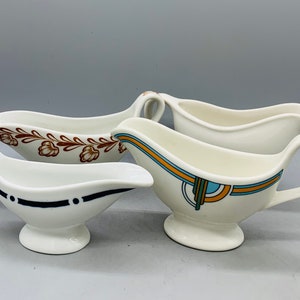 Vintage Restaurant Gravy Boats Sold Individually From Coors, Rego, Mayer, Etc image 2