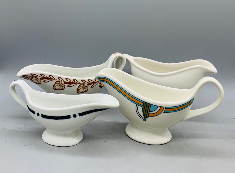 Vintage Restaurant Gravy Boats Sold Individually From Coors, Rego, Mayer, Etc image 2