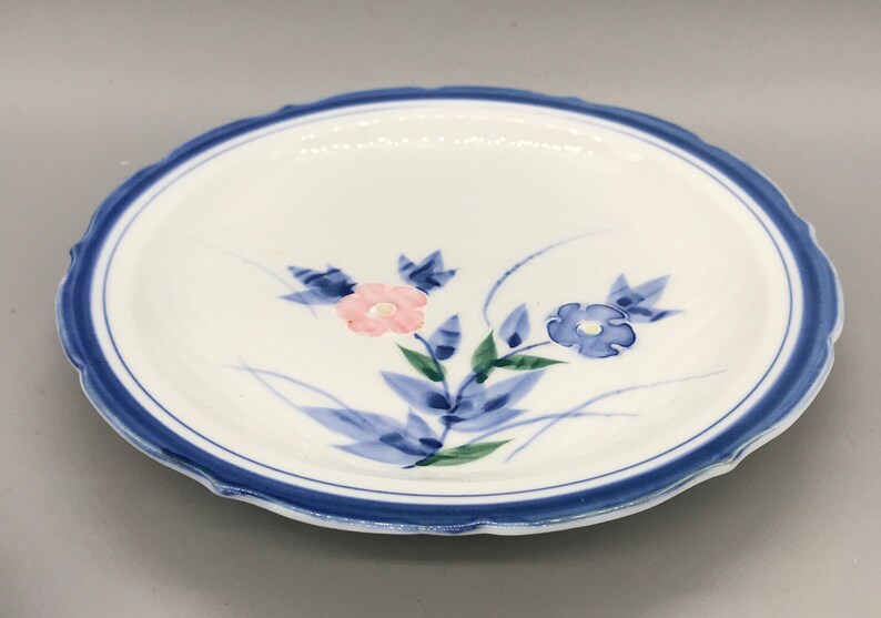 Japanese Stoneware Salad Plates with Textured Facade