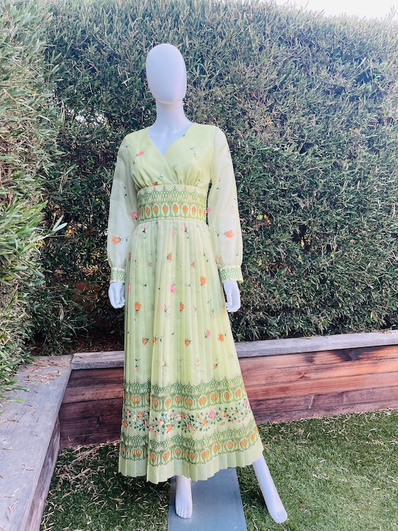 1960’s Designer Dress/Vintage Alfred Shaheen Gown