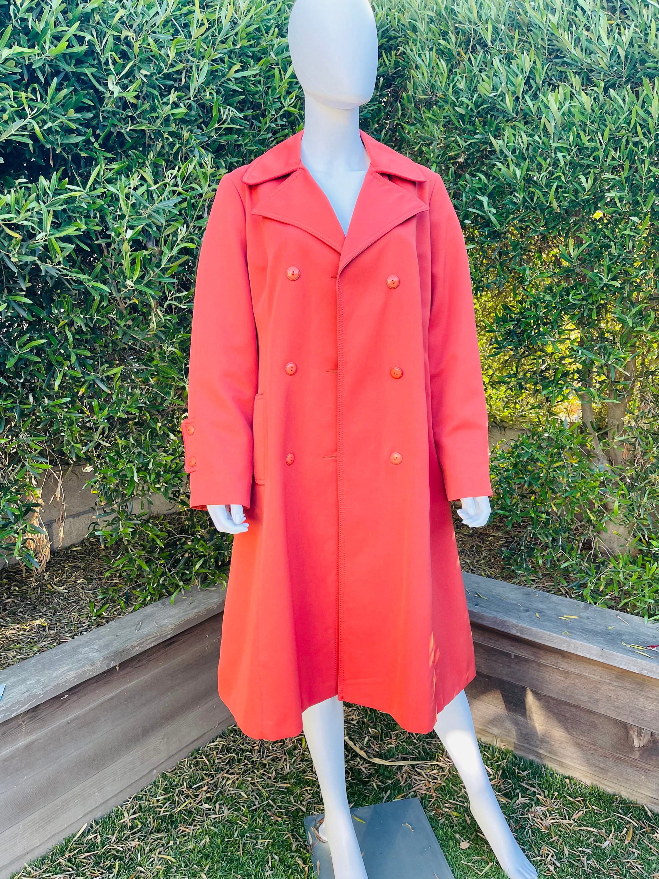 VegavintageFinds Vintage Reversible Trench Coat/ Raincoat