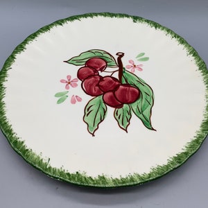 Southern Potteries Blue Ridge Dinnerware-County Fair Green Salad Plates and Fruit Fantasy Serving Bowl image 7