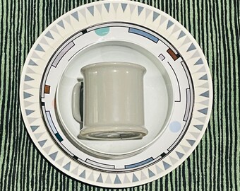 Vintage Mixed 4 Piece Place Setting