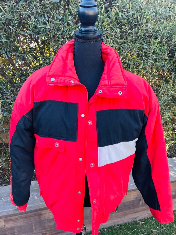 Vintage 80’s Downhill Racer Ski Jacket - image 5