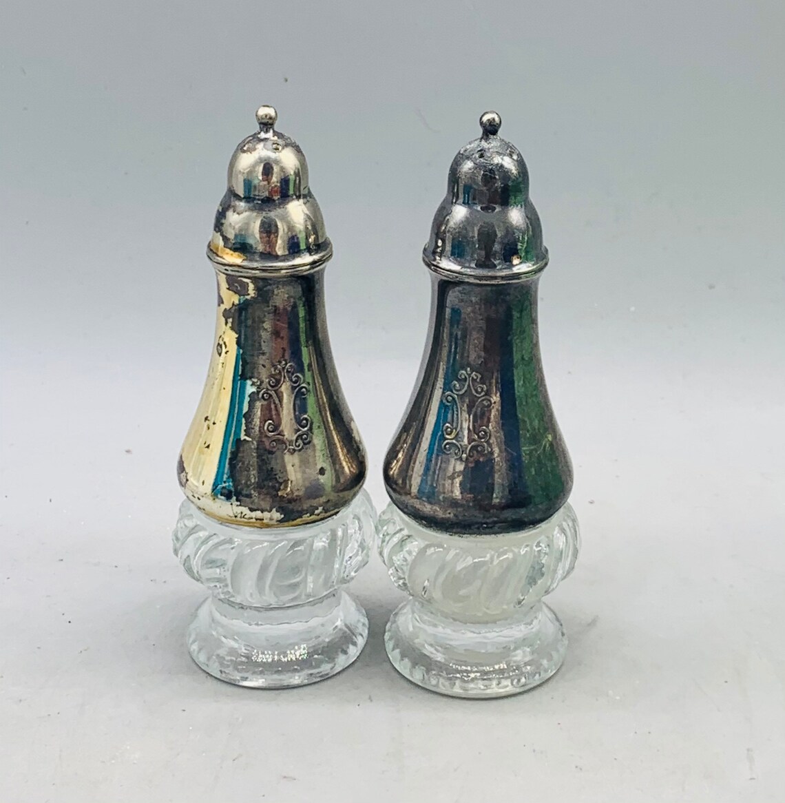 Vintage Glass Salt & Pepper Shakers Sets Sold Individually Etsy