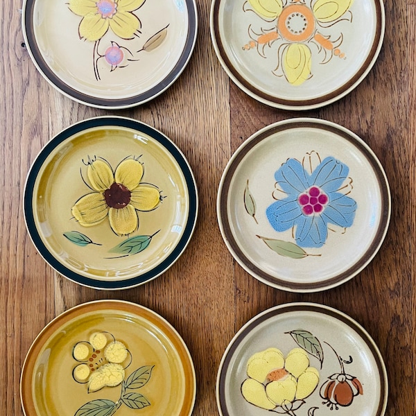 Create Your Own Mismatch Floral Salad Plate Set Plates Sold Individually