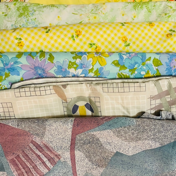 Vintage Bed Sheet Etsy