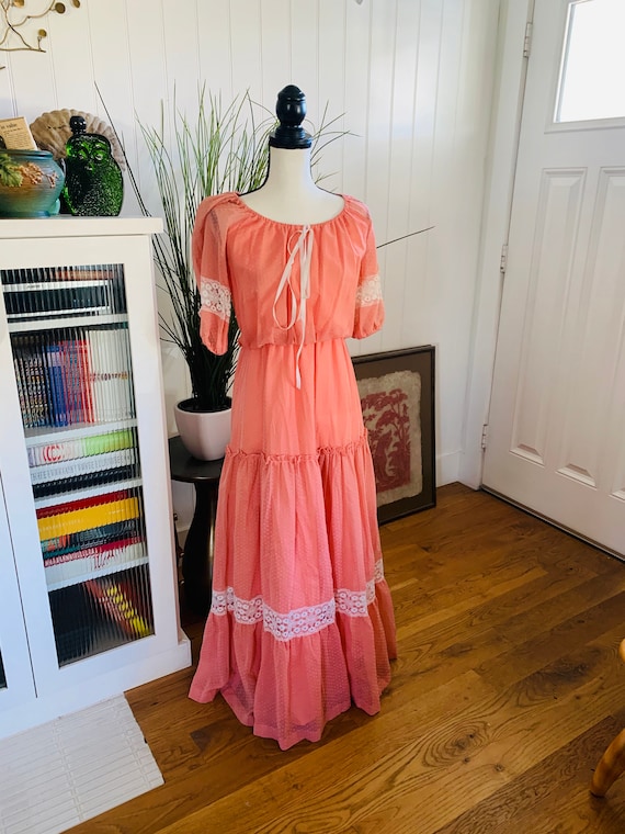 Roberta of California Poplin Prairie Dress