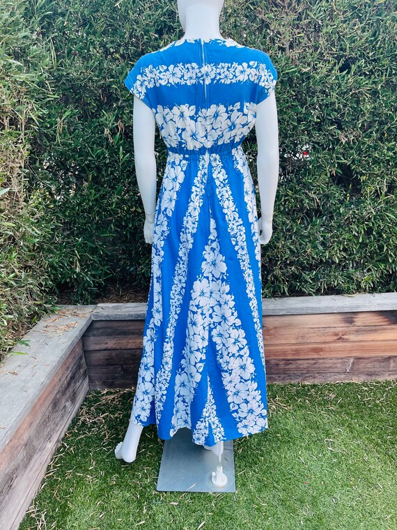 Vintage Evelyn Pearson Hawaiian Maxi Dress - image 7