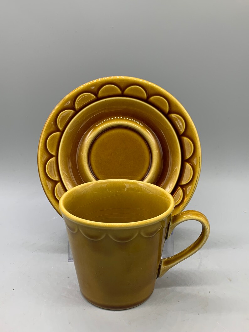 Vintage Homer Laughlins Decostone Golden Harvest Dinnerware / Etsy.de