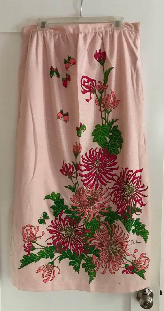 Vintage Hand Painted Alfred Shaheen Skirt