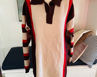 Vintage Unisex Striped Sweater