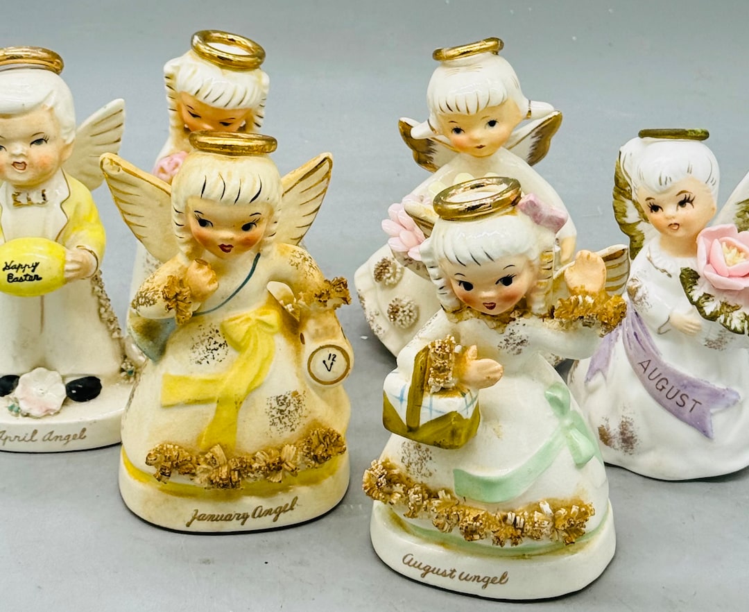 Lefton Angel of the Month and Enesco Birthday Month Angels Sold ...