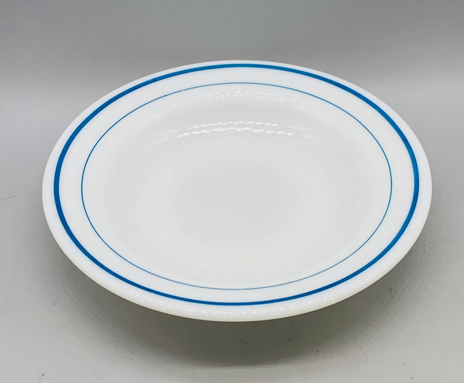 Vintage Pyrex Blue Band PYR7 Restaurant Tableware by Corning Etsy