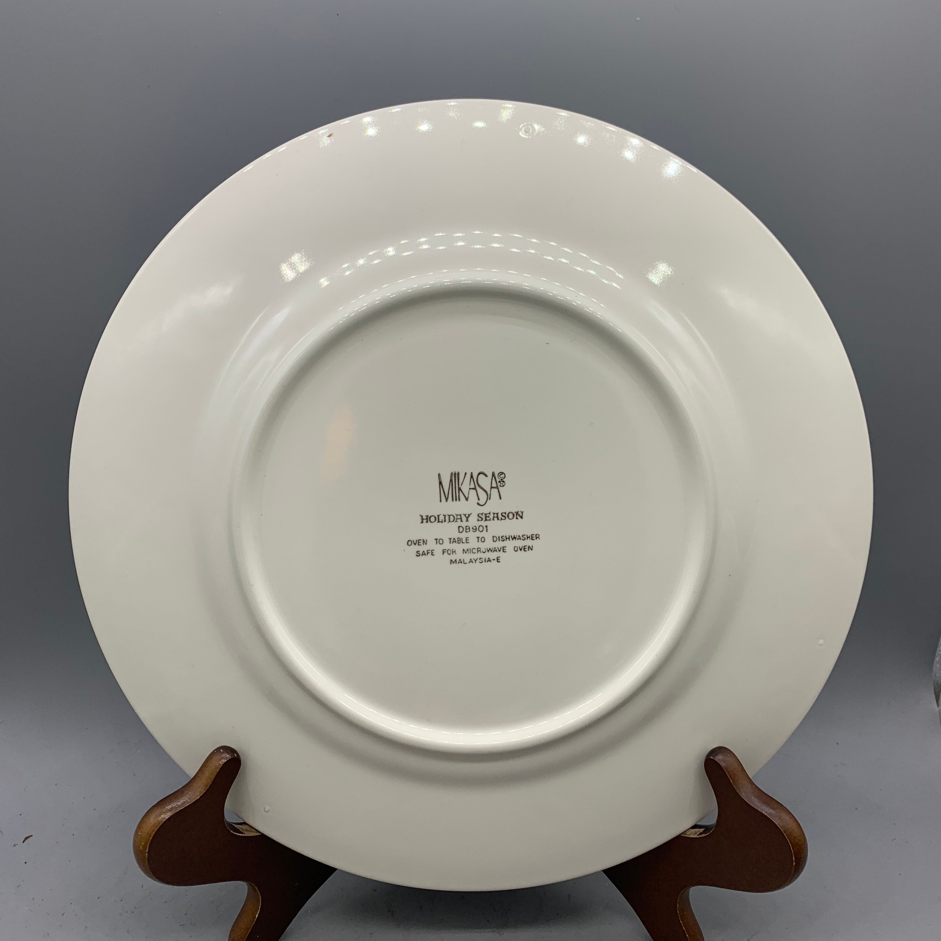 Mikasa Holiday Season Stoneware Dinner Plates Sold Individually Dining & Serving Kitchen