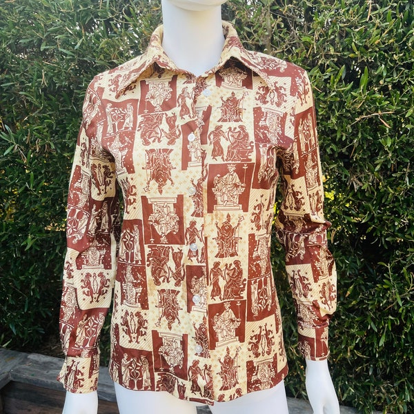 Vintage Devon Polyester Button Down