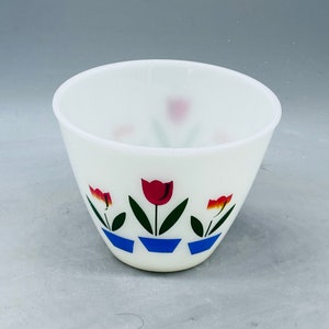 Fire King Tulip - Etsy