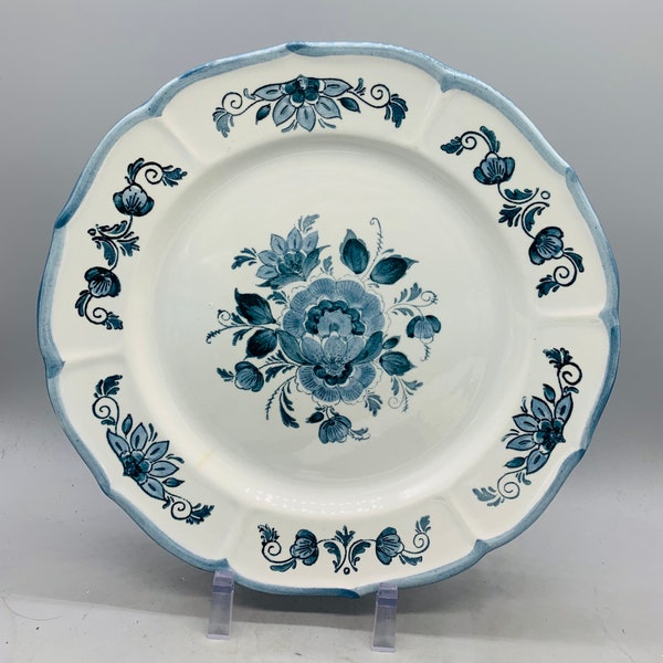 Metlox Poppytrail Colonial Garden Blue Dinner Plates, Soup Bowls and Saucers Sold Individually