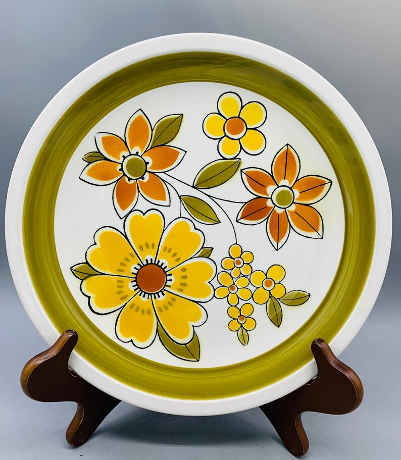 Mismatched Set of 5 Vintage Dinner Plates Etsy