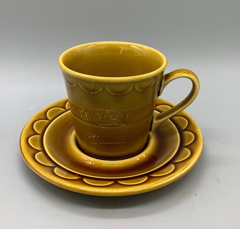 Vintage Homer Laughlins Decostone Golden Harvest Dinnerware / Etsy.de