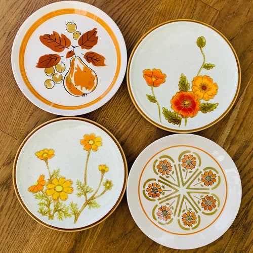 Mismatched Set of 5 Vintage Salad Plates/ Mix and Match Etsy