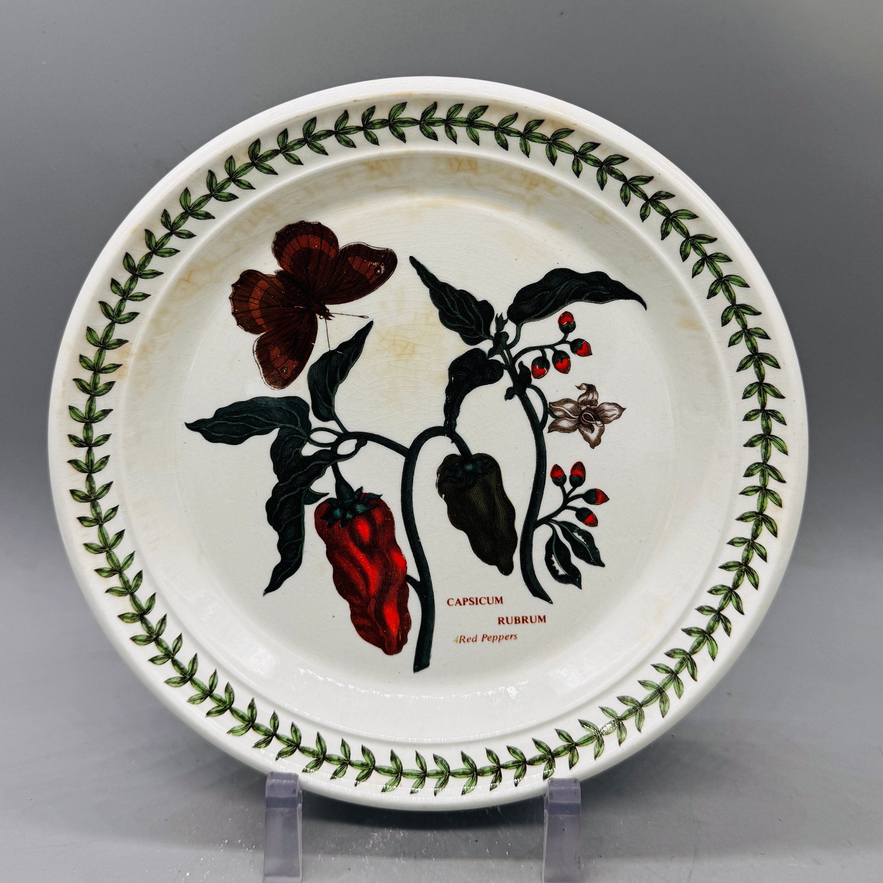 Portmeirion Botanic Garden Dinner Plates, 5” Stacking Bowls 