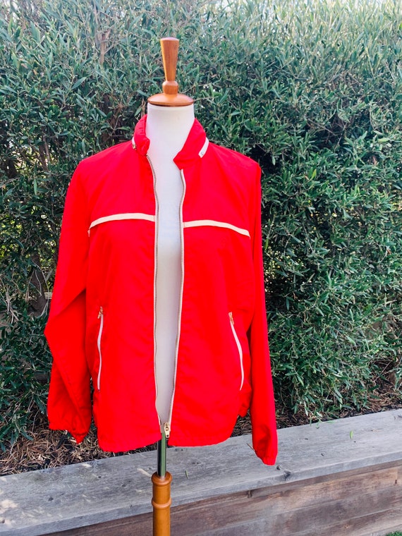 Vintage Gant Rugger Uniform Clothing Red Warm Up J