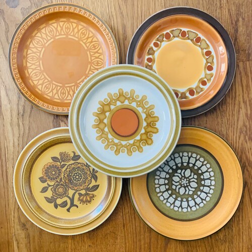 Mismatched Set of 5 Vintage Salad Plates/ Mix and Match Etsy