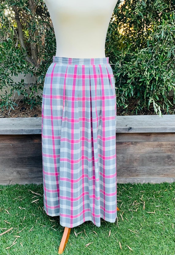 Pendleton Country Sophisticates Pink Gray Skirt - image 5